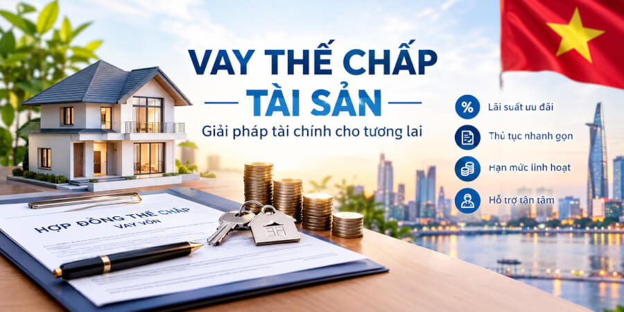 Vay thế chấp tài sản - Giải pháp tài chính